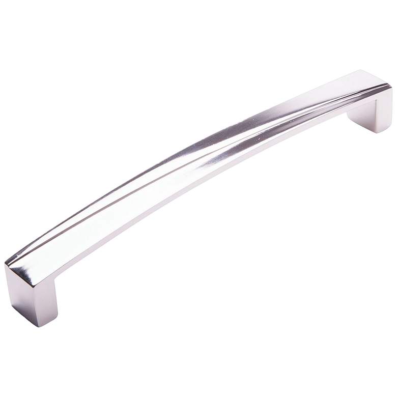 Image 1 Trumbull Polished Nickel Metal 8 1/2" Wide Cabinet Pull