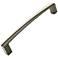 Trumbull Polished Nickel w/Black Metal 13"W Appliance Pull