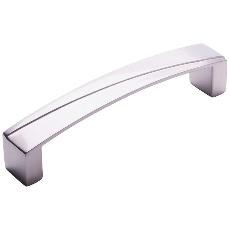 Image 1 Trumbull Satin Nickel Metal 5 1/2" Wide Cabinet Pull
