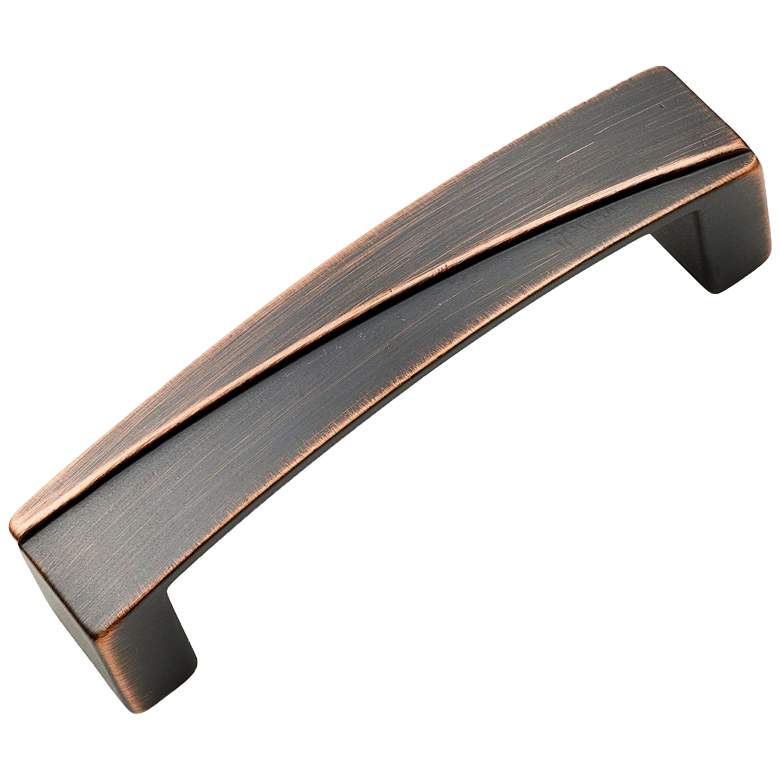 Image 1 Trumbull Valencia Bronze Metal 4 1/4" Wide Cabinet Pull