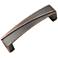 Trumbull Valencia Bronze Metal 4 1/4" Wide Cabinet Pull