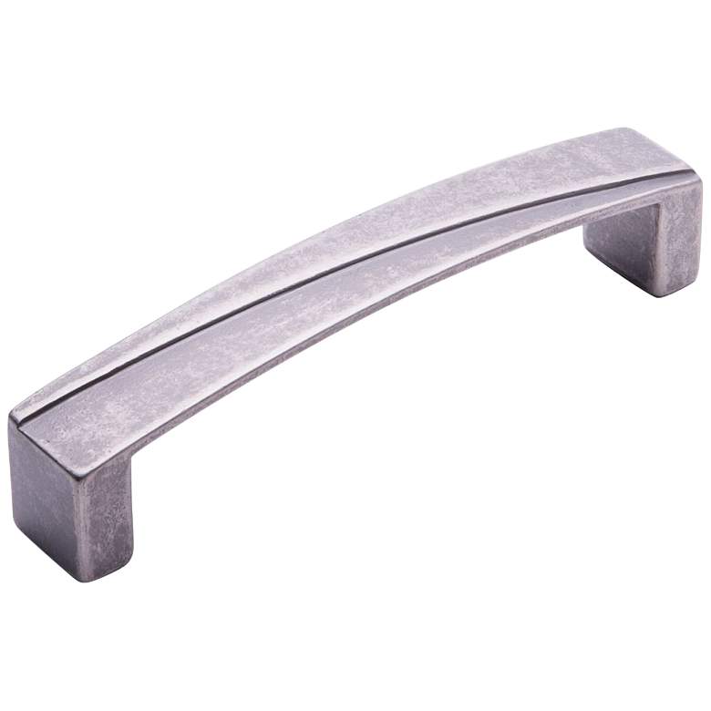 Image 1 Trumbull Weathered Nickel Metal 5 1/2" Wide Cabinet Pull