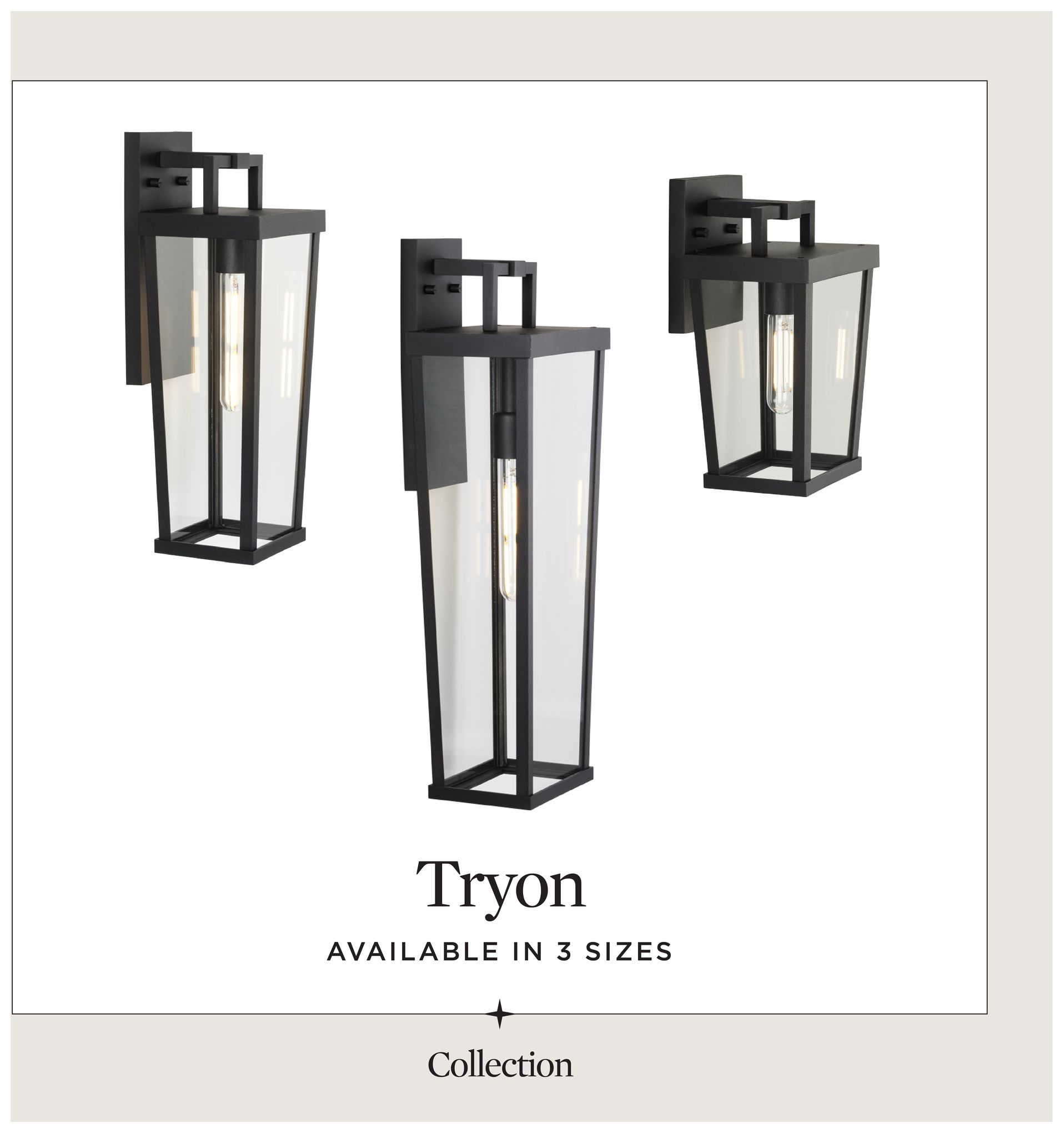 Tryon Collection One-Light Large Outdoor Wall Lantern