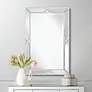 Tryon Silver 25" x 38" Beveled Wall Mirror in scene