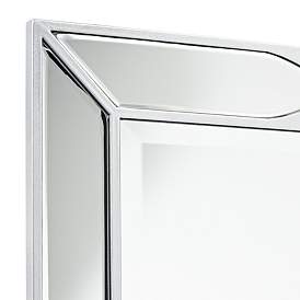 Image4 of Tryon Silver 25" x 38" Beveled Wall Mirror more views