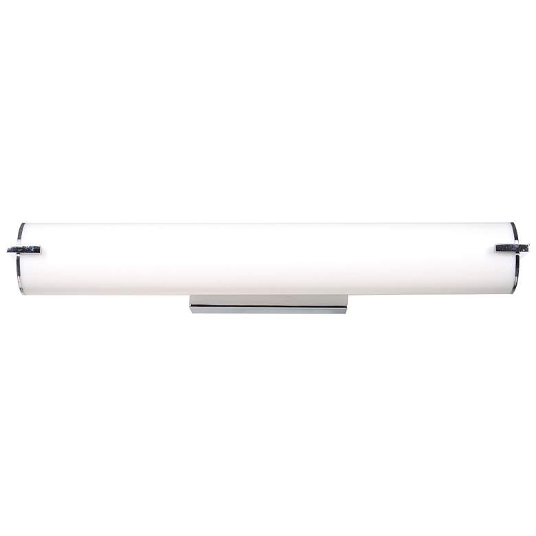 Image 1 Tube - Small LED Vanity - Brushed Steel Finish