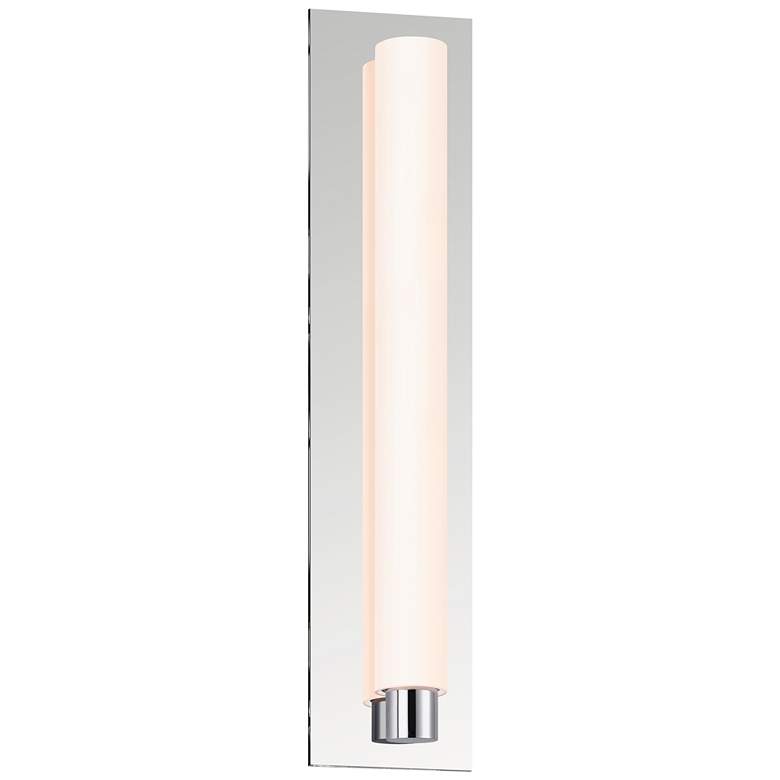 Image 1 Tubo Slim 21" High Polished Chrome LED Wall Sconce