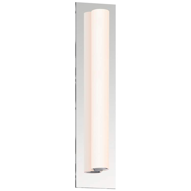 Image 1 Tubo Slim 21" High Polished Chrome LED Wall Sconce