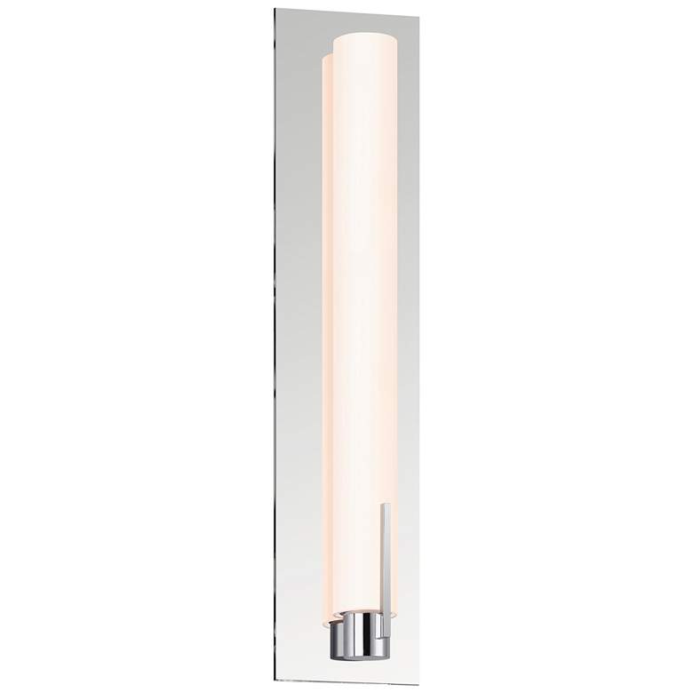 Image 1 Tubo Slim 21" High Polished Chrome LED Wall Sconce