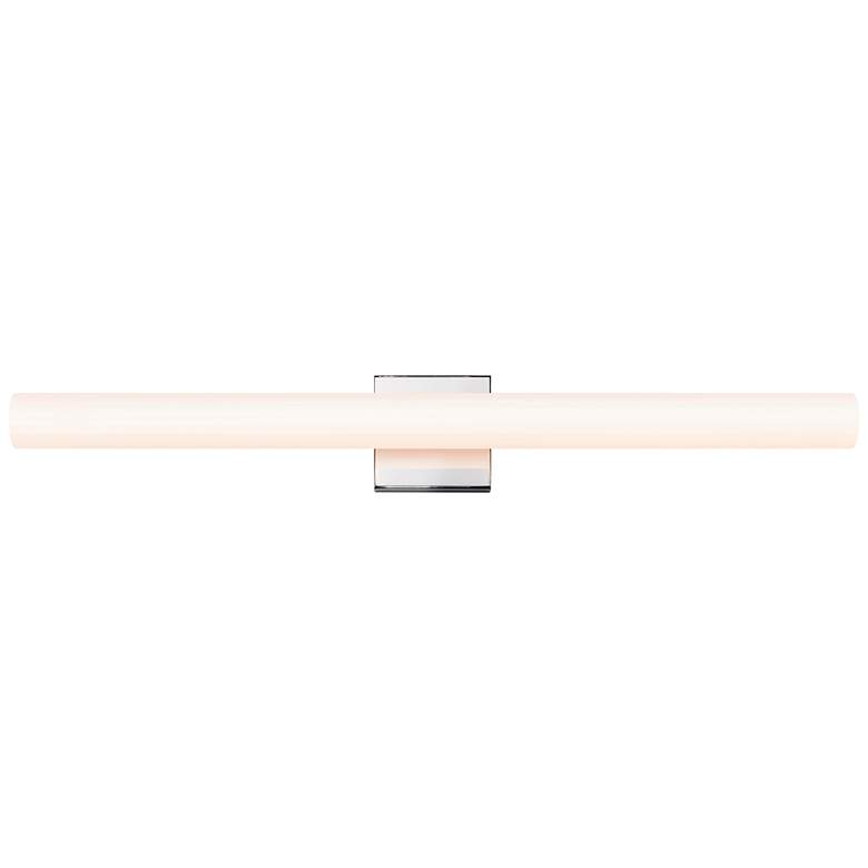 Image 1 Tubo Slim 32" Wide Polished Chrome LED Bath Light