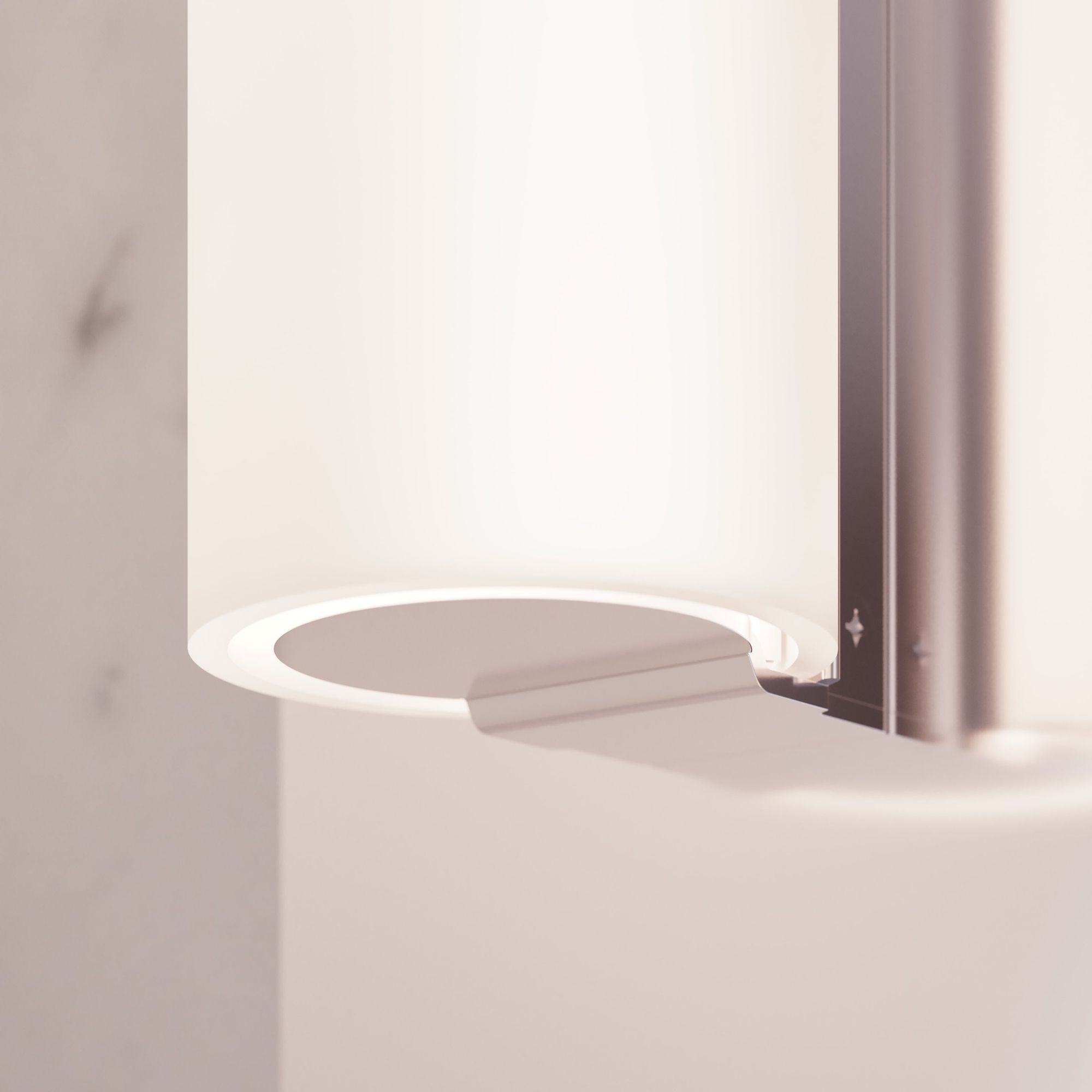 Image 6 Tubo Slim LED 12" LED Panel Sconce - Polished Chrome more views