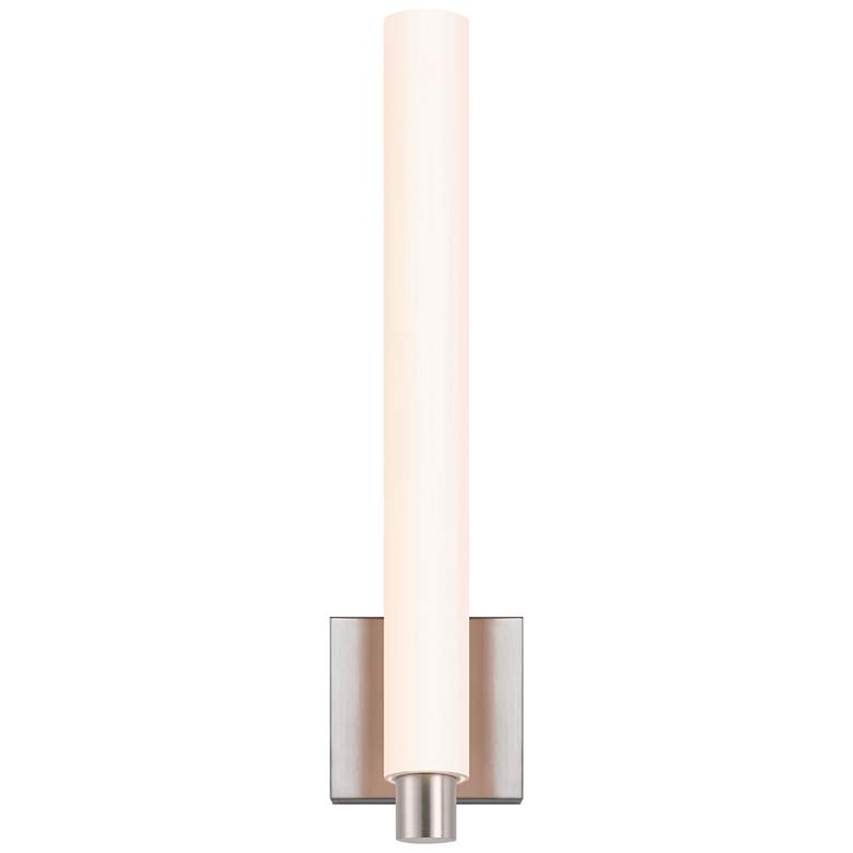 Image 1 Tubo Slim LED 18 inch LED Sconce - Satin Nickel