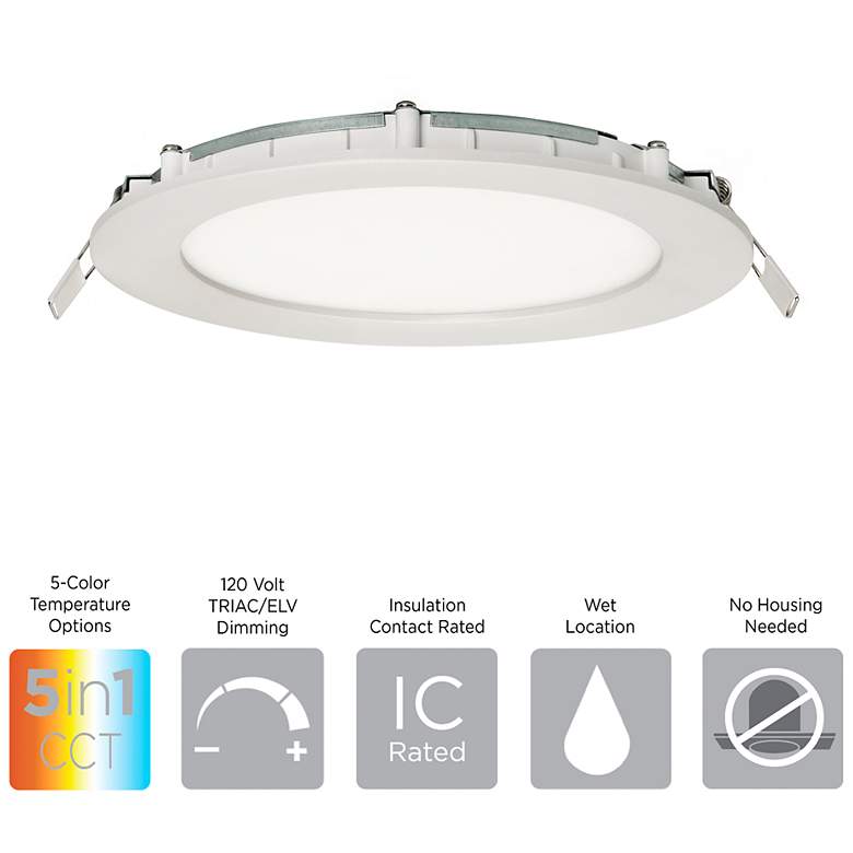 Image 2 Tuck 4" LED Flush Mount more views