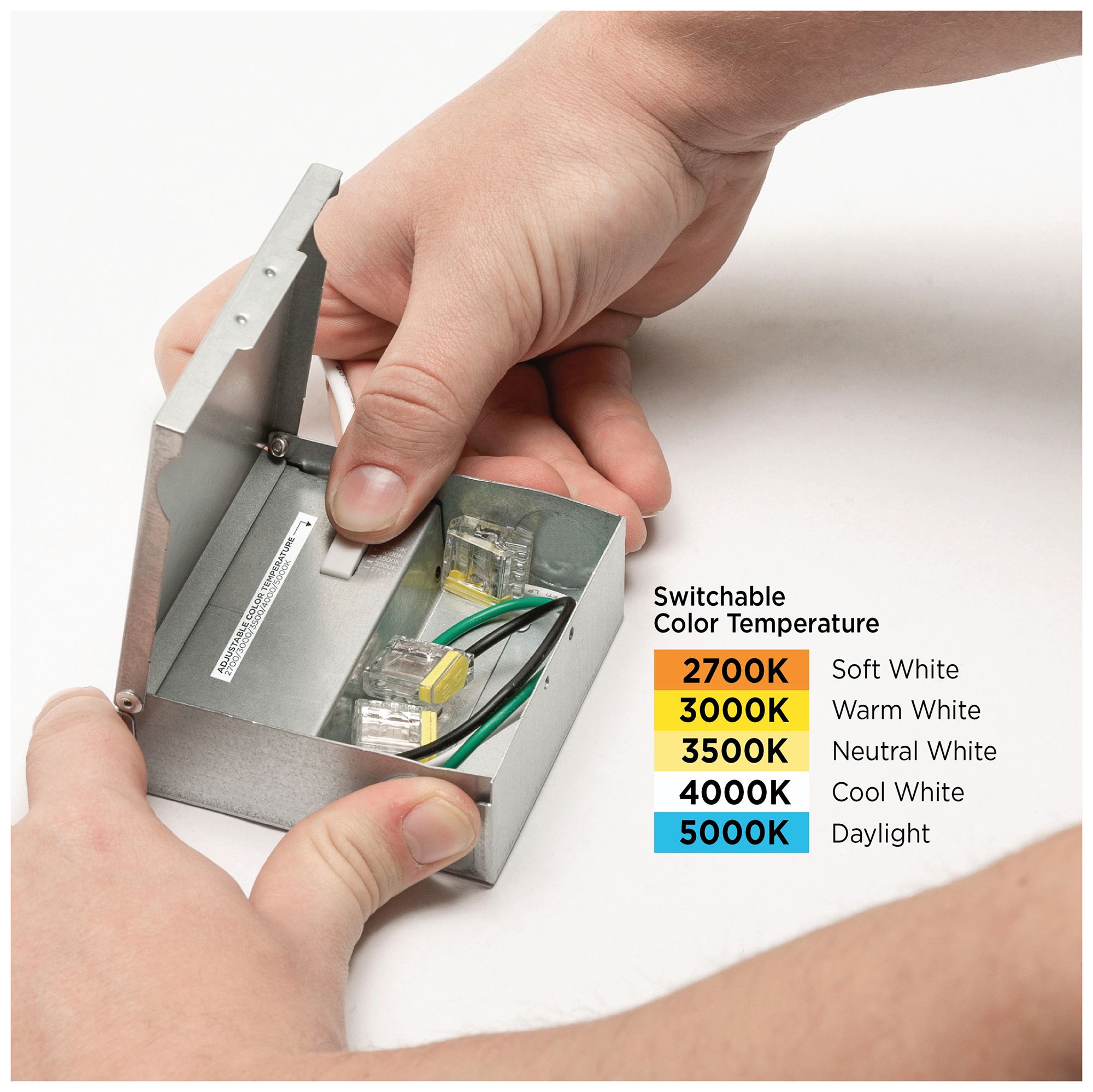 Image 2 Tuck 8.75" Wide Black Steel LED Flush Mount more views