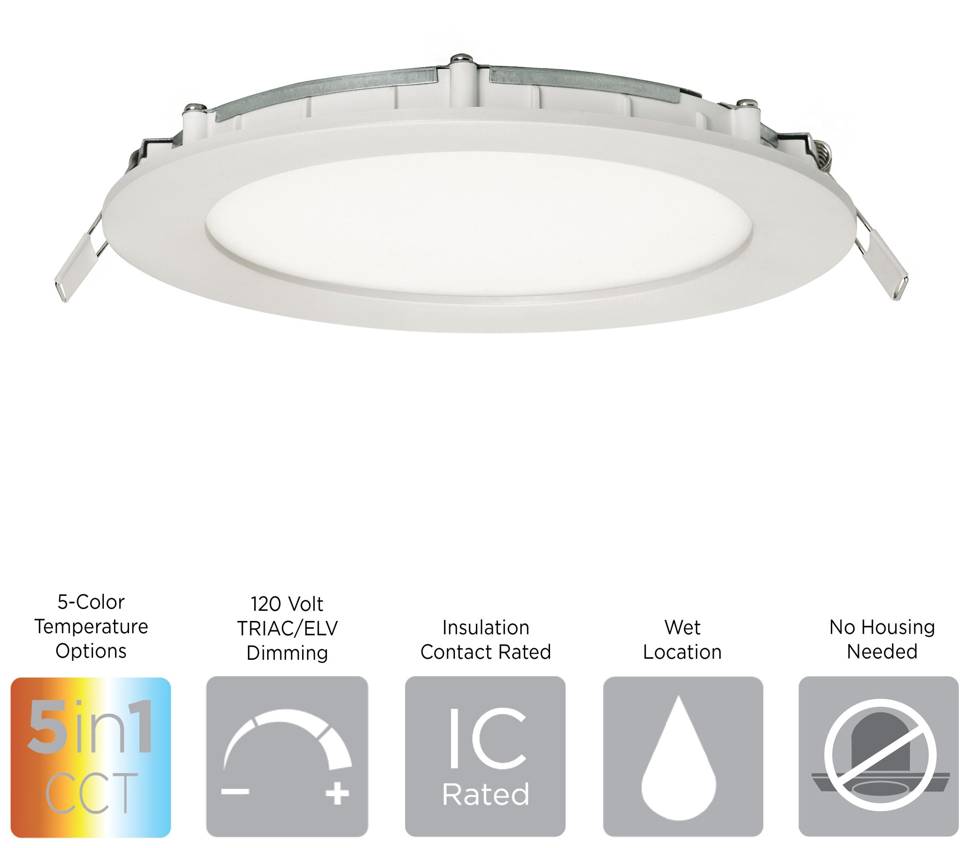 Image 3 Tuck 8.75" Wide Black Steel LED Flush Mount more views