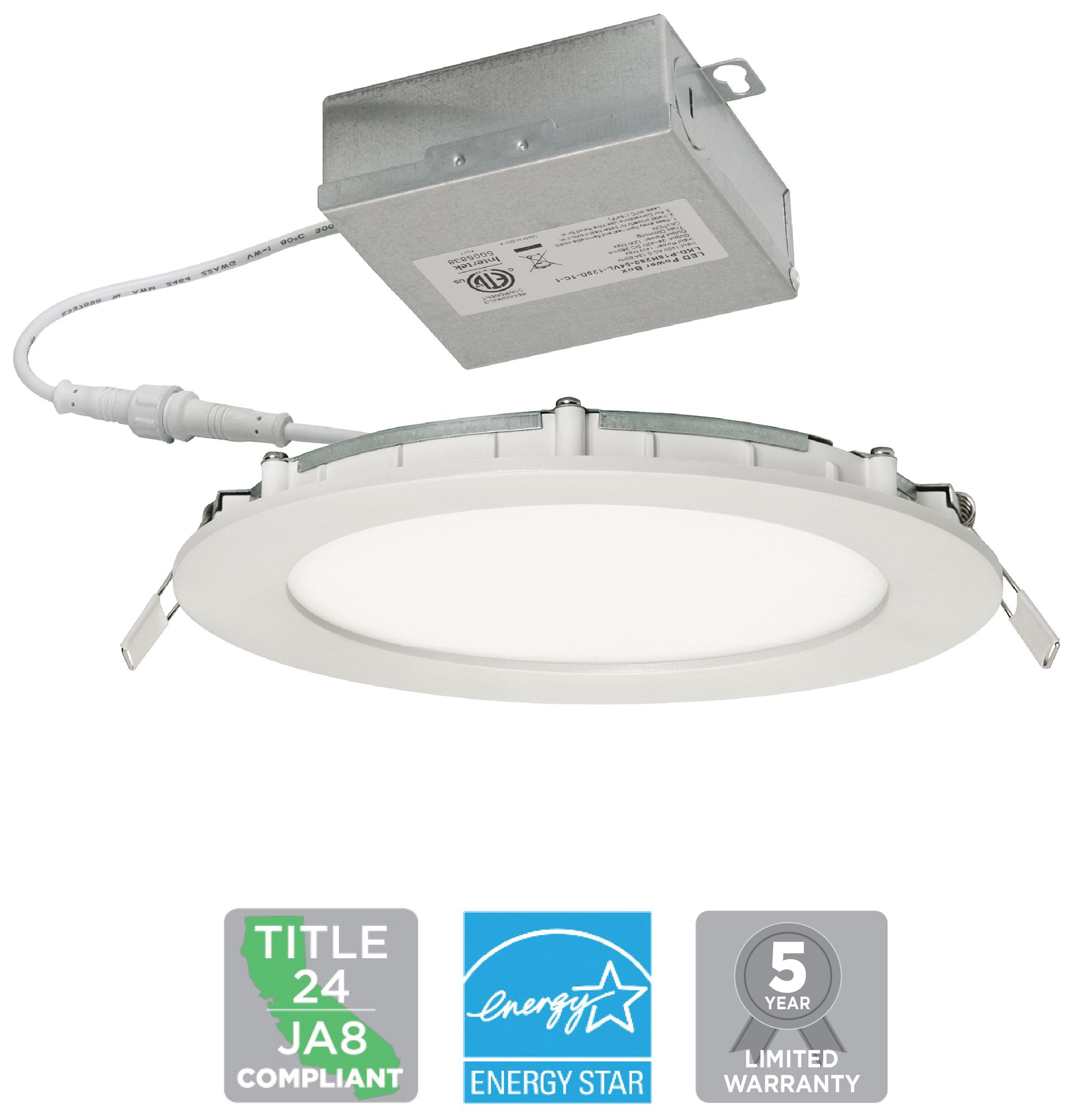 Image 4 Tuck 8.75" Wide Black Steel LED Flush Mount more views