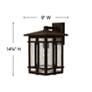 4_Tucker 14 3/4" High Oil-Rubbed Bronze Outdoor Wall Light more views