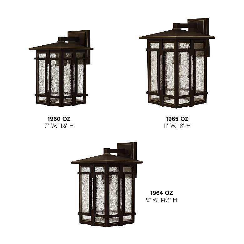Image 5 Tucker 14 3/4" High Oil-Rubbed Bronze Outdoor Wall Light more views