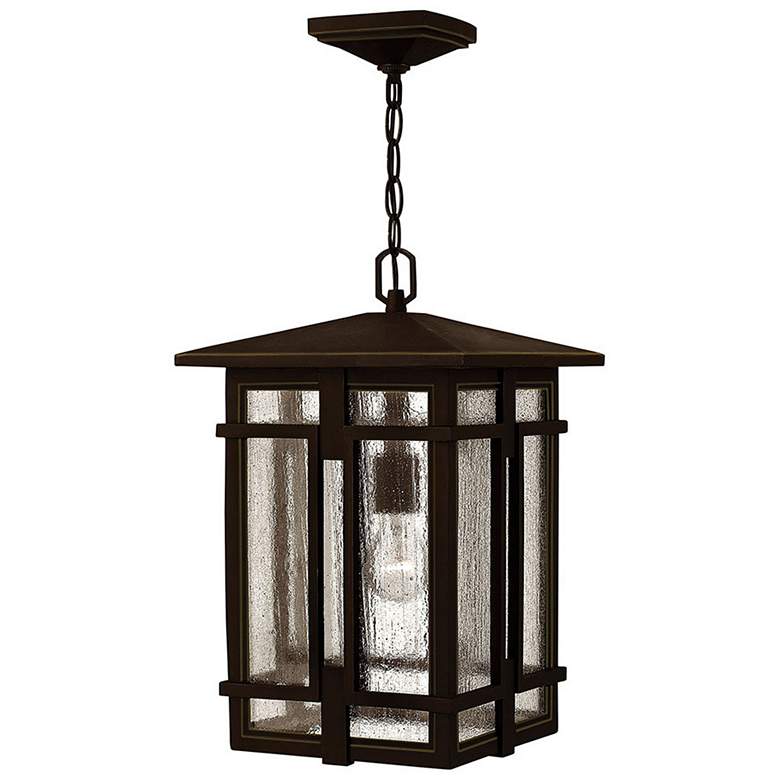Image 1 Tucker 17 1/2 inch High Oil Rubbed Bronze Outdoor Hanging Light
