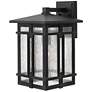 1_Tucker 18" High Museum Black Outdoor Wall Light