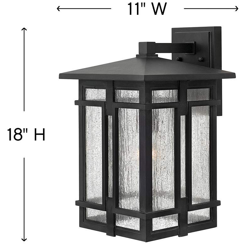 Image 4 Tucker 18" High Museum Black Outdoor Wall Light more views
