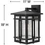 4_Tucker 18" High Museum Black Outdoor Wall Light more views