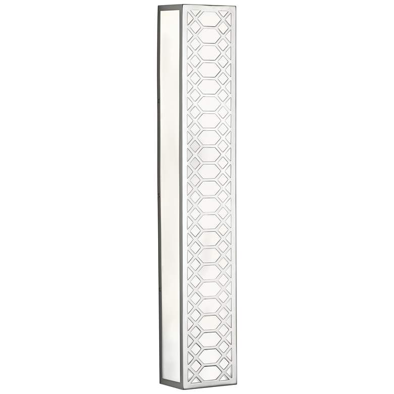 Image 1 Tucker 30 1/2 inch High Polished Nickel 4-Light Wall Sconce