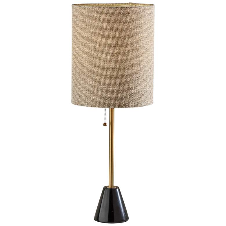 Image 1 Tucker Antique Brass Metal Buffet Table Lamp