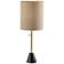 Tucker Antique Brass Metal Buffet Table Lamp