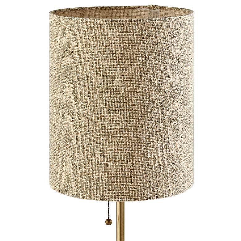 Image 2 Tucker Antique Brass Metal Buffet Table Lamp more views