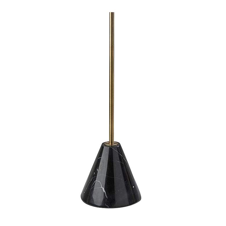 Image 3 Tucker Antique Brass Metal Floor Lamp more views