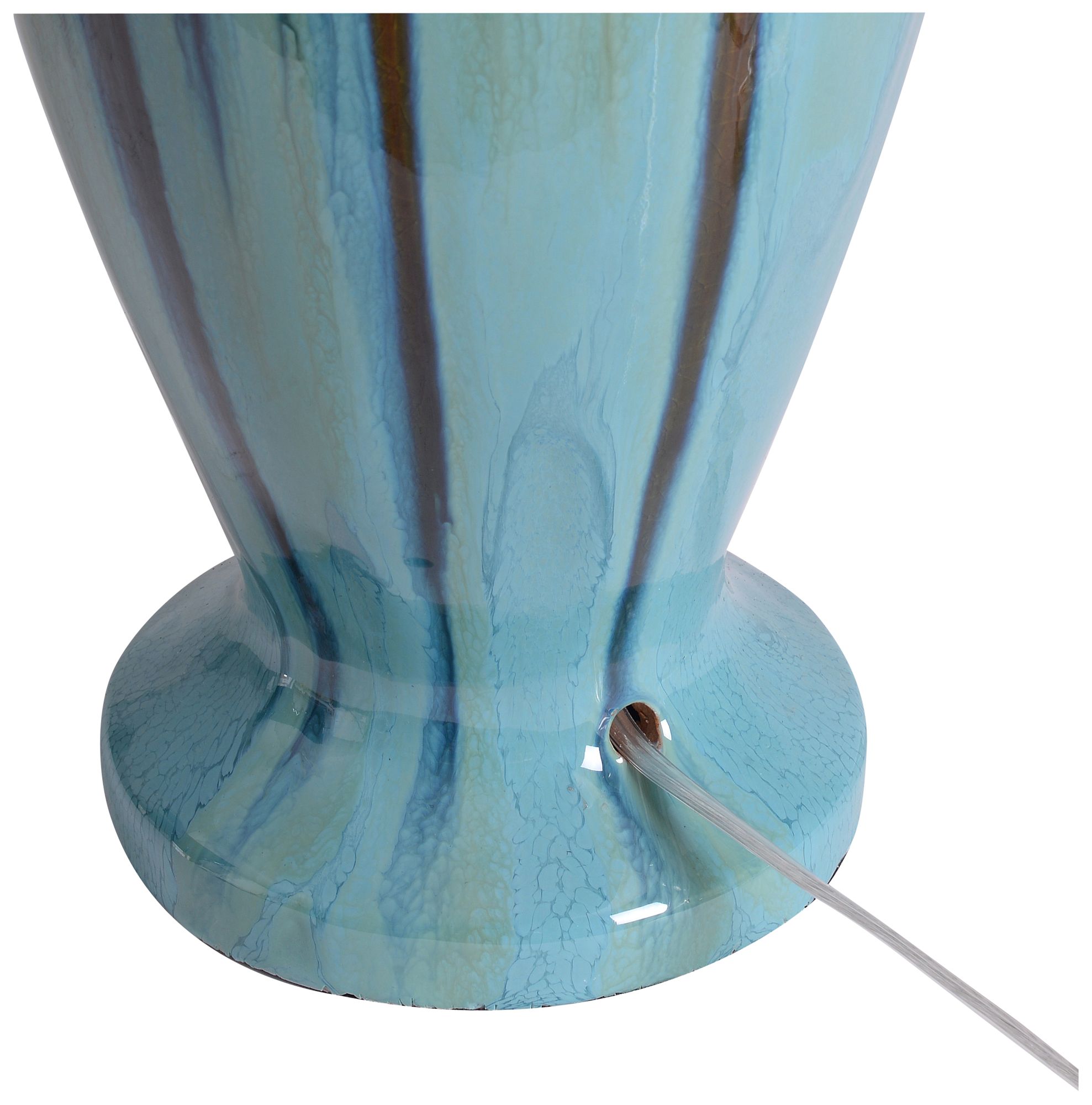 Image 5 Tucson 31.5" High Teal Ceramic Table Lamp more views