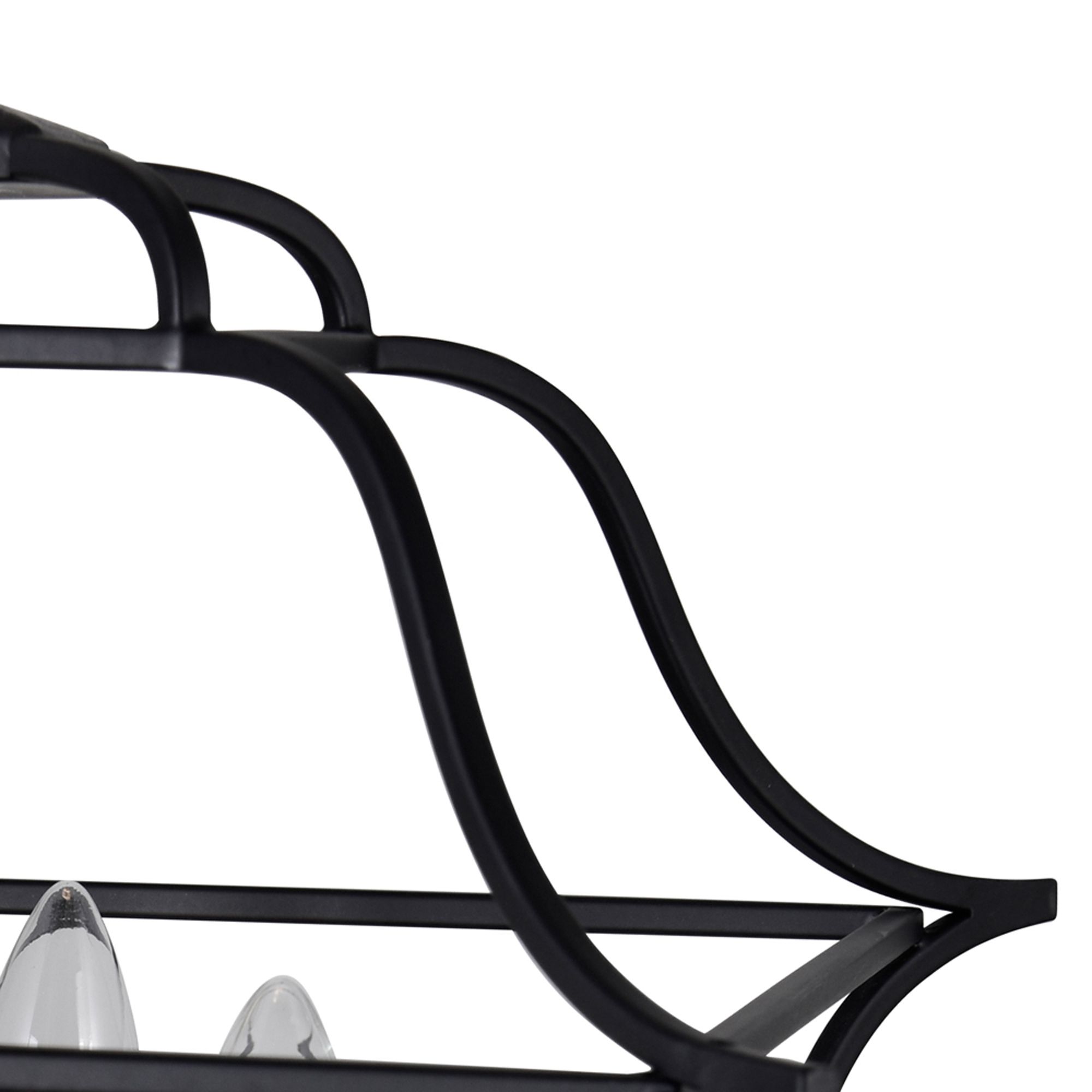 Image 7 Tudor 3 Light 12in Satin Gold & Black Pendant more views