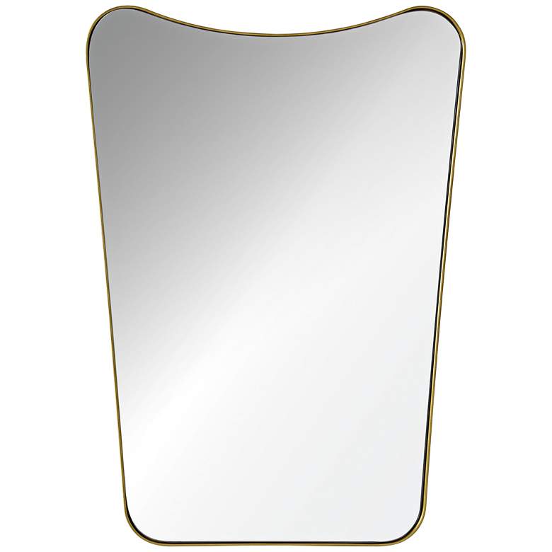 Image 2 Tufa Powder-Coated Gold 20 inchx28 inch Metal Wall Mirror