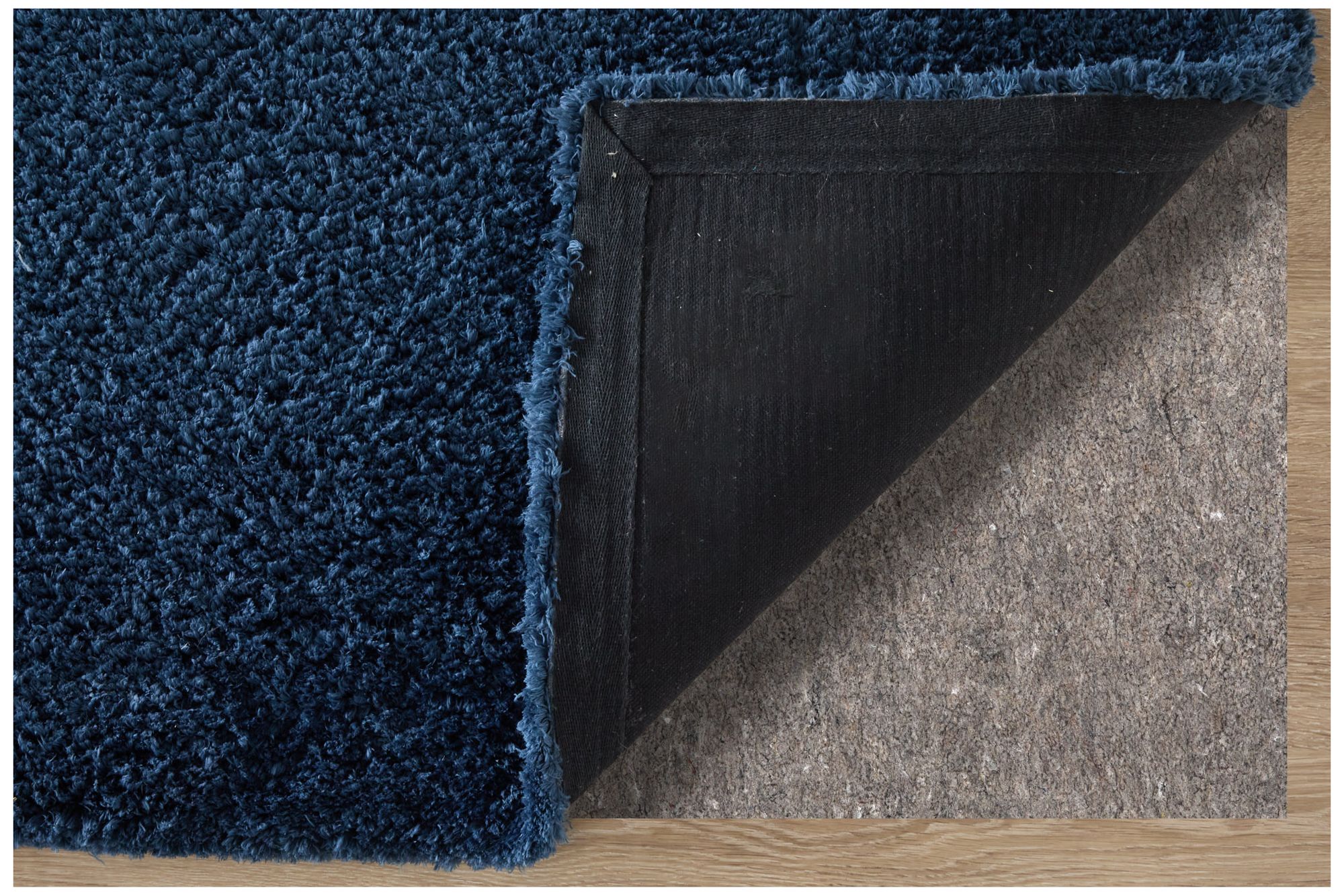 Image 4 Tula Solid Hand Tufted Blue Area Rug 8A98F 2'-6" x 8' more views