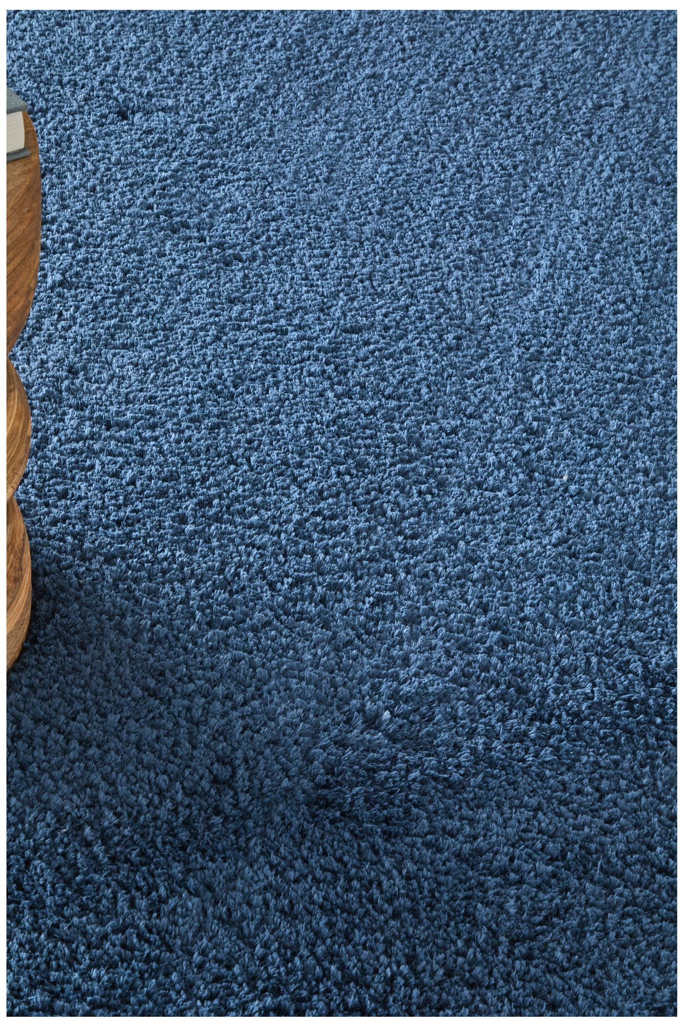 Image 2 Tula Solid Hand Tufted Blue Area Rug 8A98F 5' x 8' more views