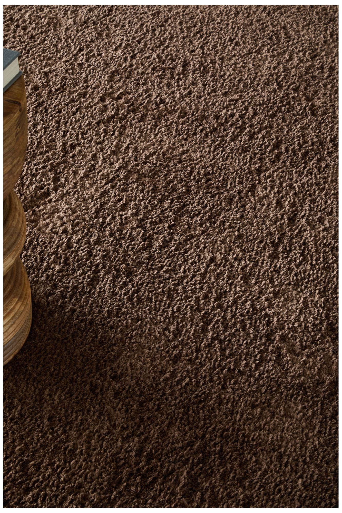 Image 2 Tula Solid Hand Tufted Brown Area Rug 8A98F 4' x 6' more views