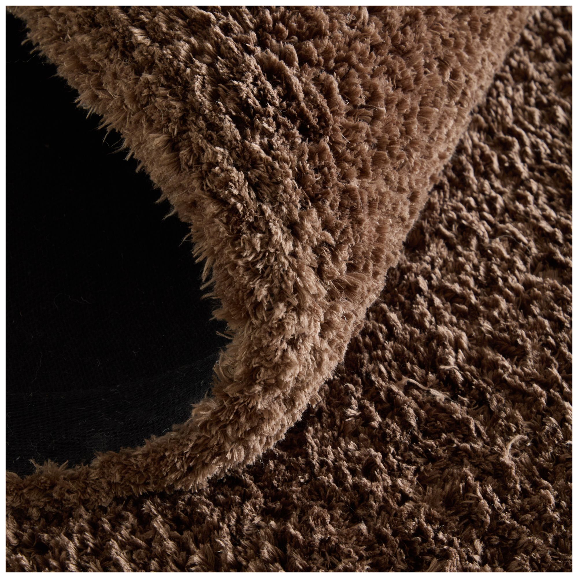 Image 7 Tula Solid Hand Tufted Brown Area Rug 8A98F 4' x 6' more views