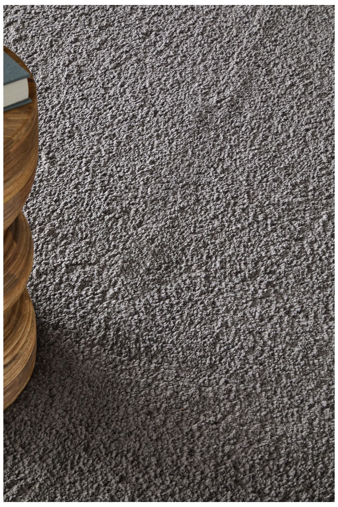 Image 2 Tula Solid Hand Tufted Gray Area Rug 8A98F 2'-6" x 8' more views