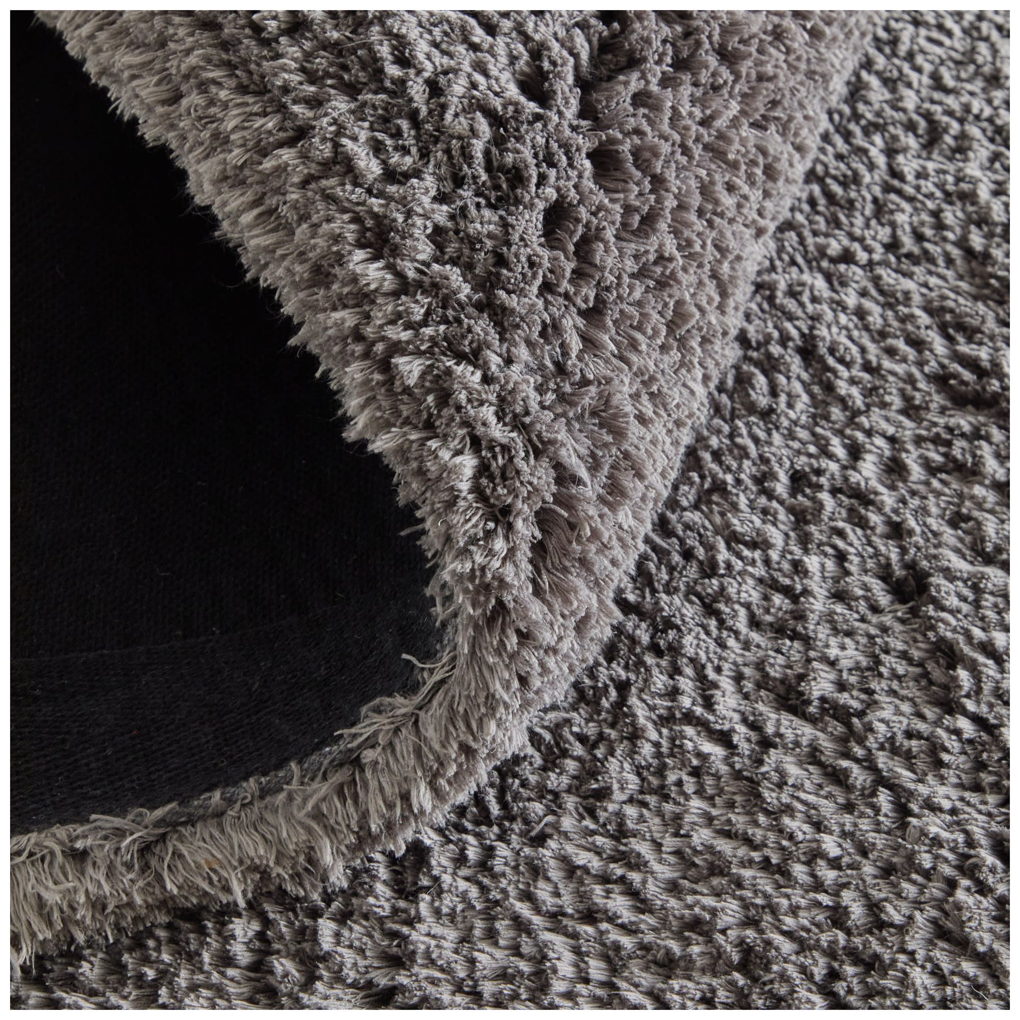 Image 7 Tula Solid Hand Tufted Gray Area Rug 8A98F 2'-6" x 8' more views