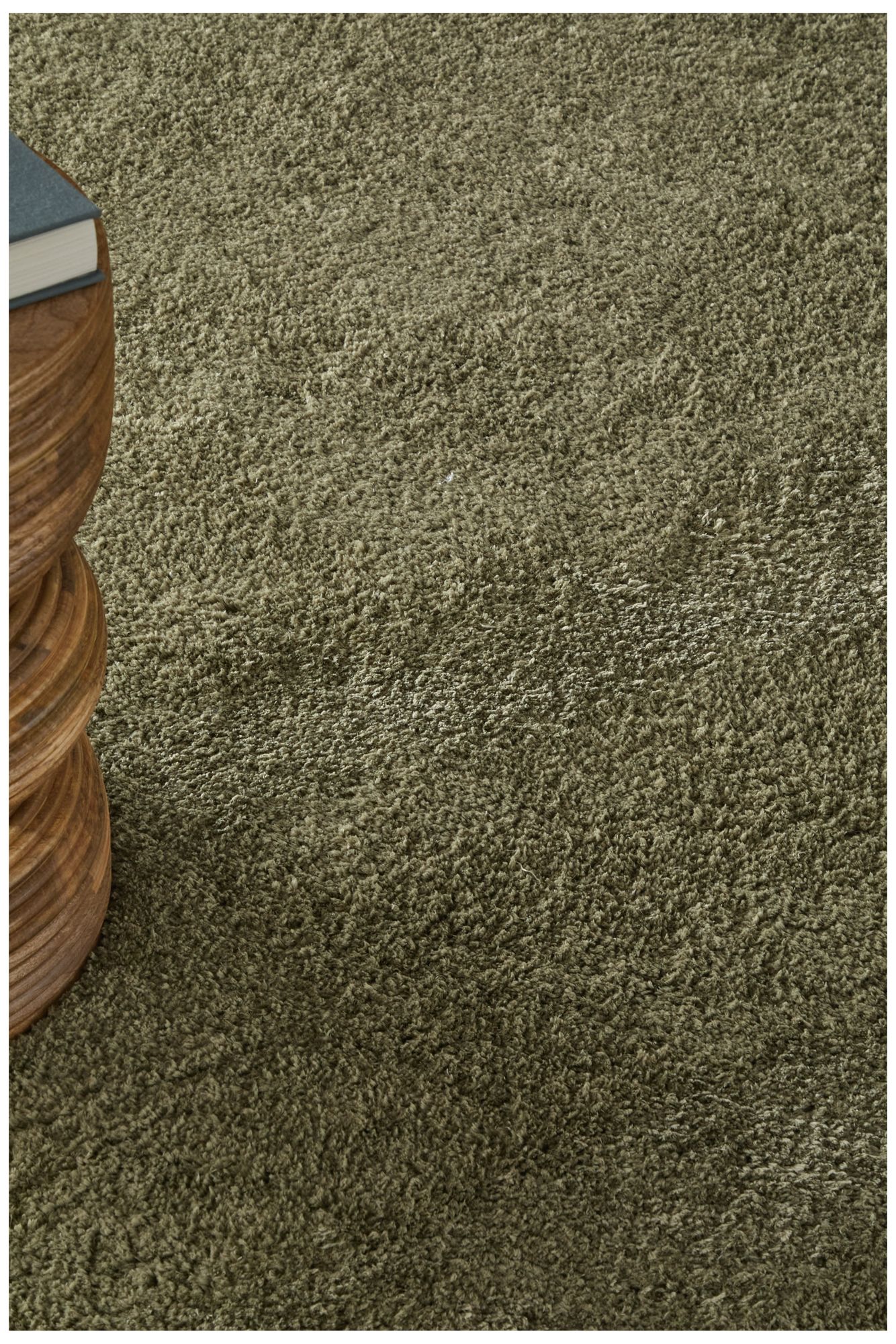 Image 2 Tula Solid Hand Tufted Green Area Rug 8A98F 4' x 6' more views