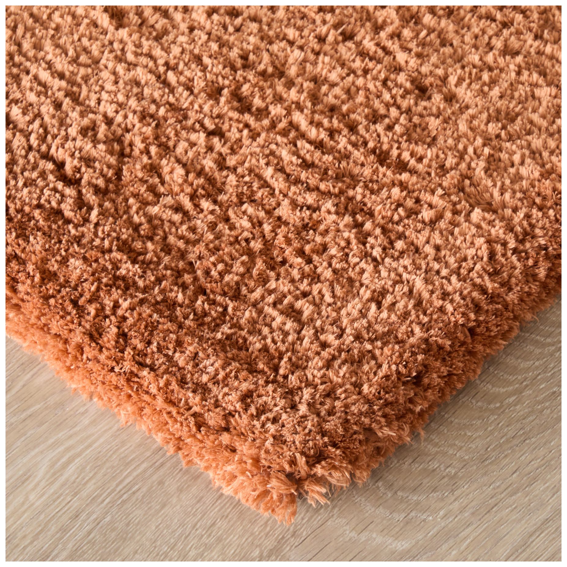 Image 3 Tula Solid Hand Tufted Orange Area Rug 8A98F 8' x 10' more views