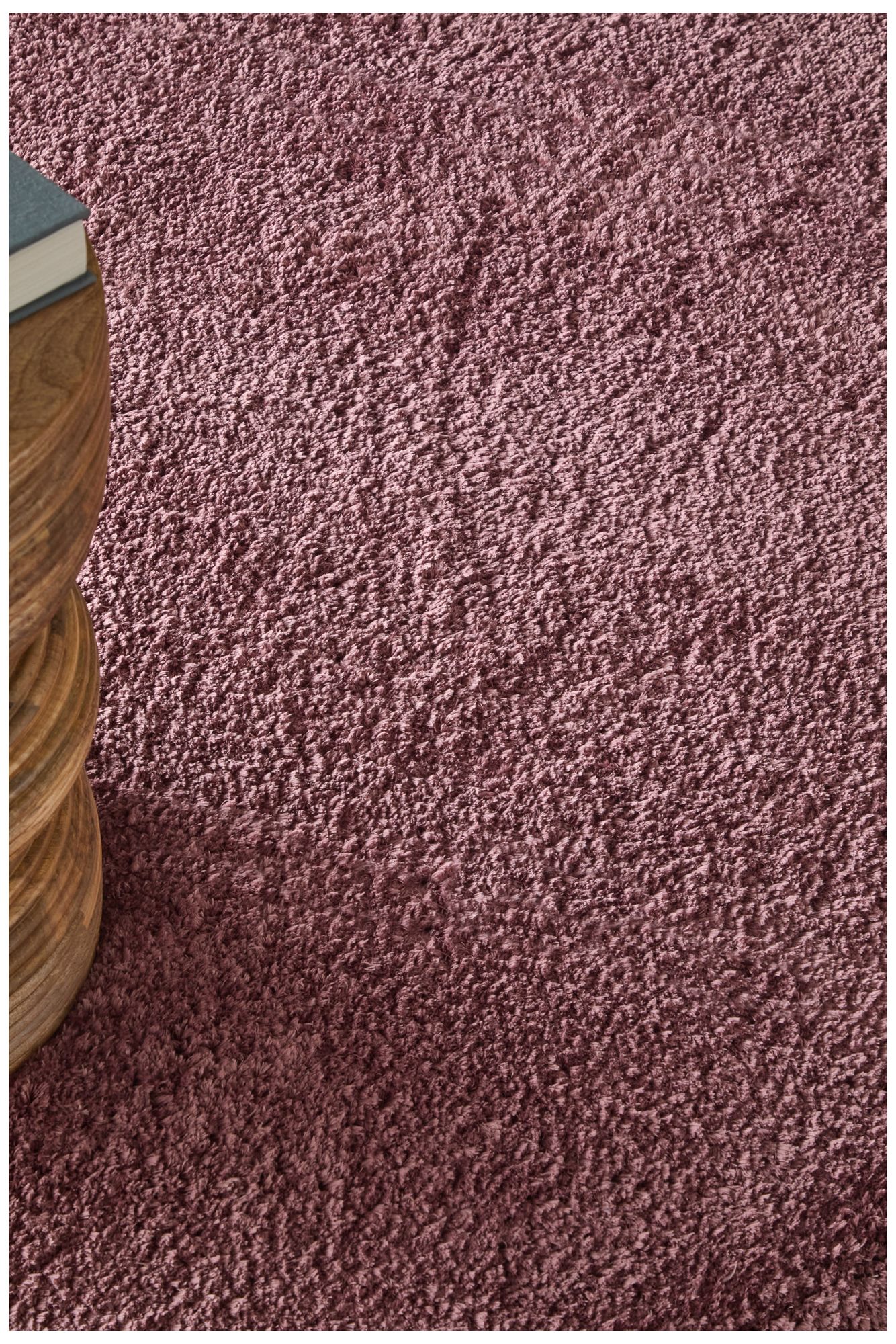 Image 2 Tula Solid Hand Tufted Purple Area Rug 8A98F 2'-6" x 8' more views