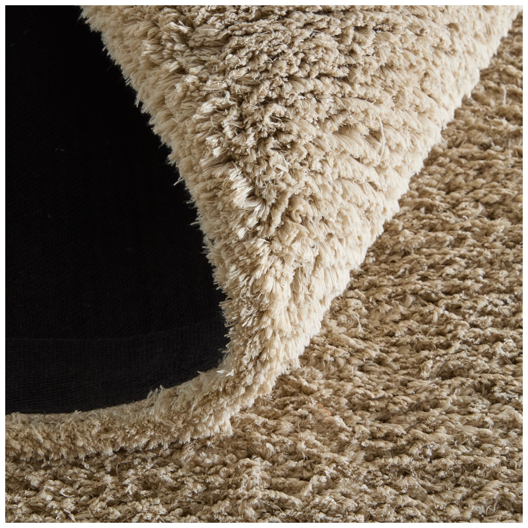 Image 7 Tula Solid Hand Tufted Tan Area Rug 8A98F 2'-6" x 8' more views