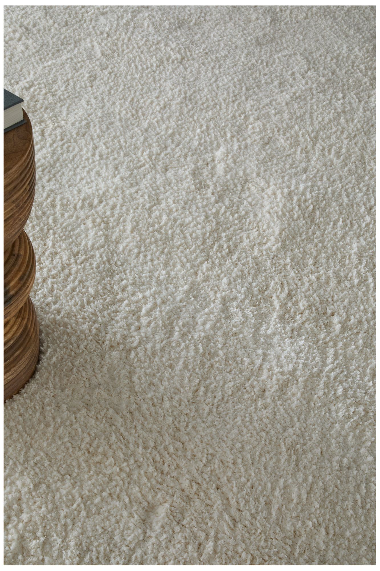 Image 2 Tula Solid Hand Tufted White Area Rug 8A98F 2'-6" x 8' more views