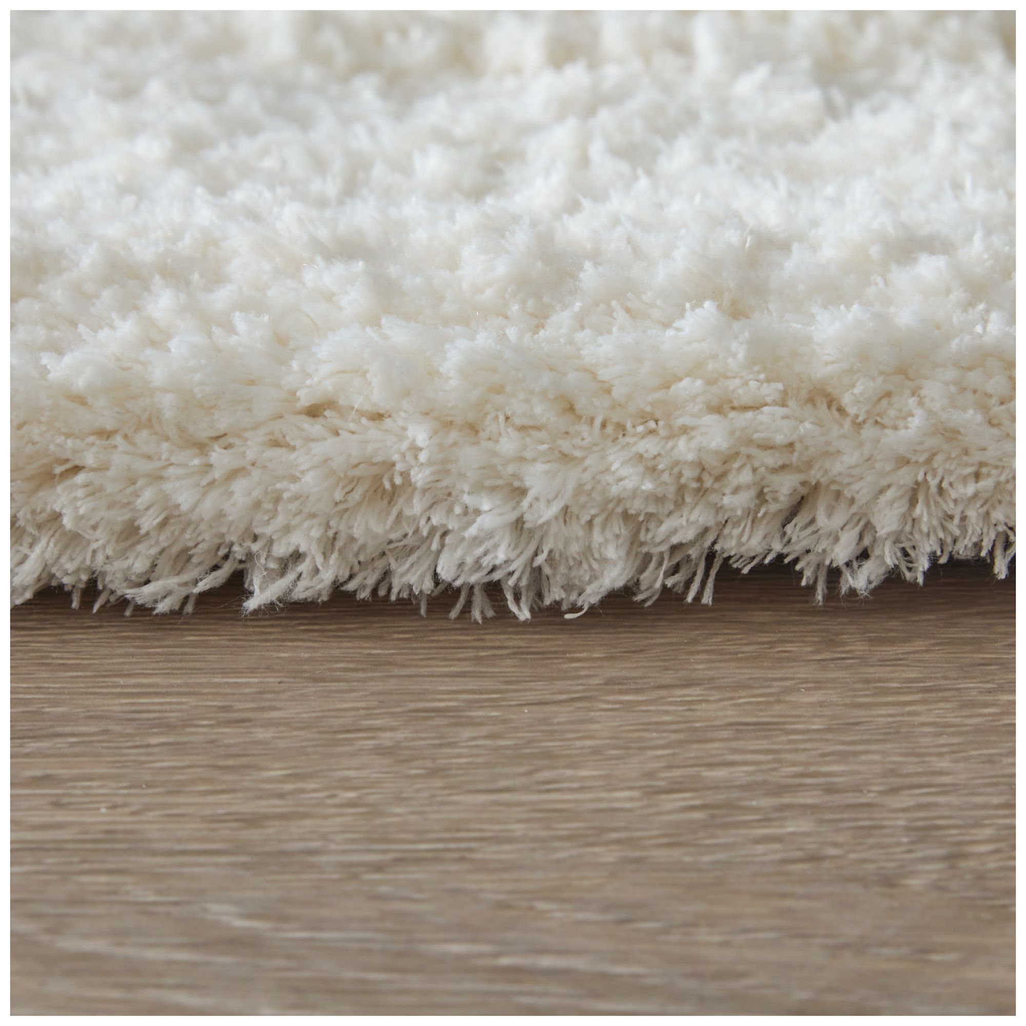 Tula Solid Hand Tufted White Area Rug 8A98F 2'-6" x 8'