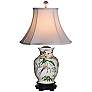 Thumbnail2 of Tulip Vase 24" High Traditional Flower and Bird Porcelain Table Lamp