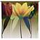 Tulips 51" Square Tapestry with Hanging Rod