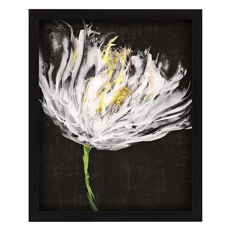Image 3 Tulips on Black 31" High 2-Piece Framed Giclee Wall Art Set more views