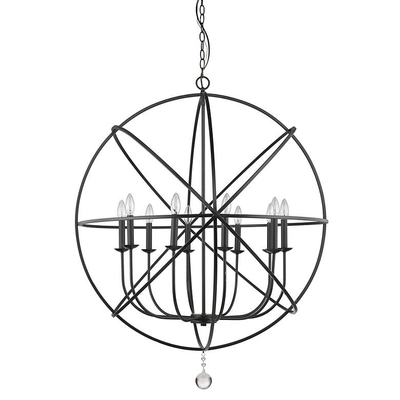 Image 6 Tull by Z-Lite Matte Black 10 Light Chandelier more views